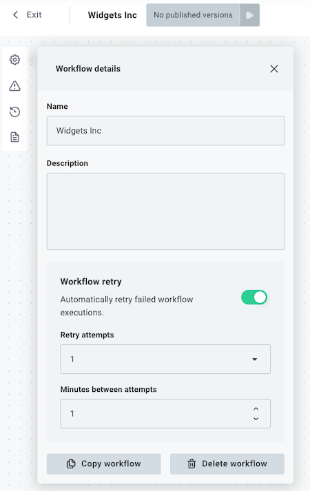 Workflow-level error handling