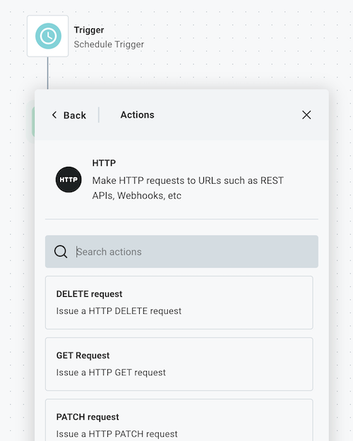 Add an HTTP GET step